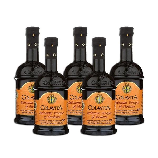 Aceto Balsâmico Di Modena Igp 500Ml - Colavita Kit 5 Imagem de Aceto Balsâmico Di Modena Igp 500Ml - Colavita Kit 5