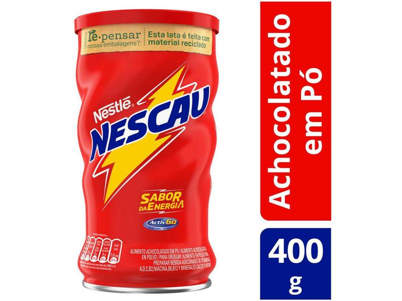 Achocolatado em Pó Nescau Original 400g - Nestlé Imagem de Achocolatado em Pó Nescau Original 400g