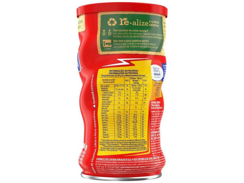 Achocolatado em Pó Nescau Original 400g - Nestlé Imagem de Achocolatado em Pó Nescau Original 400g