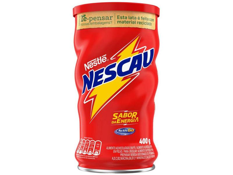 Achocolatado em Pó Nescau Original 400g - Nestlé Imagem de Achocolatado em Pó Nescau Original 400g