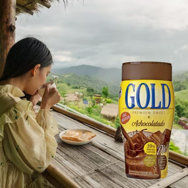 Achocolatado Em Pó Original GOLD 200g Imagem de Achocolatado Em Pó Original GOLD 200g