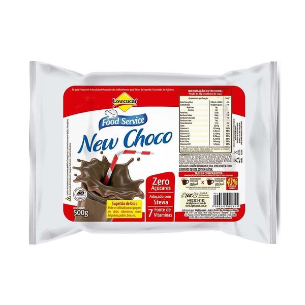 Achocolatado New Choco Lowçucar Refil 500G Imagem de Achocolatado New Choco Lowçucar Refil 500G