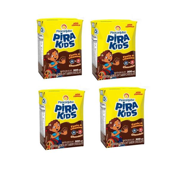 Imagem de Achocolatado Pirakids 200Ml - Pack De 35 Unidades