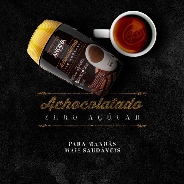 Achocolatado Zero Açúcar 200g - Color Andina Imagem de Achocolatado Zero Açúcar 200g - Color Andina