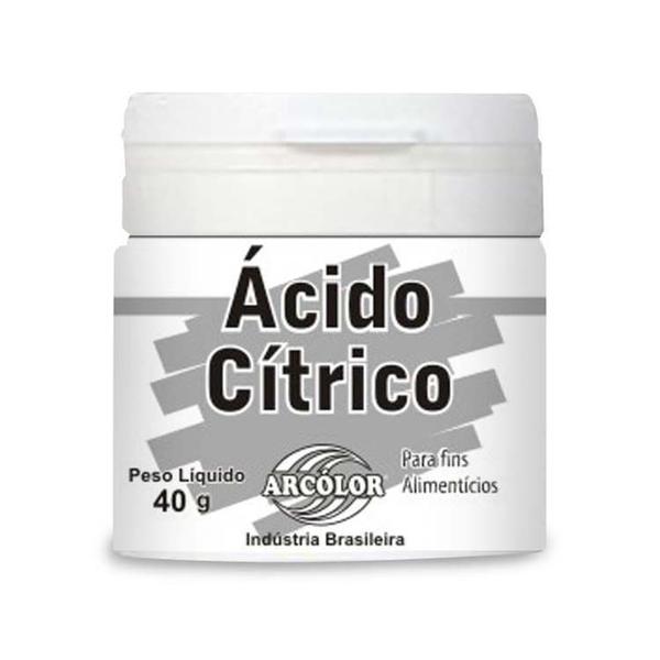 Ácido Cítrico Arcólor 40g Imagem de Ácido Cítrico Arcólor 40g