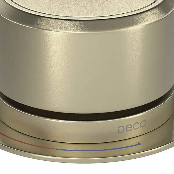 Acionamento Monocomando Deca You 4990.SM104.MT Redondo de Bancada Summer Gold Imagem de Acionamento Monocomando Deca You 4990.SM104.MT Redondo de Bancada Summer Gold