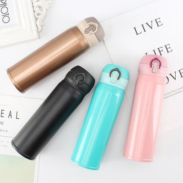 Aço inoxidável dupla parede térmica copo caneca de viagem garrafa térmica garrafa térmica copo de vácuo da escola casa c - SUPER TERMICA Imagem de Aço inoxidável dupla parede térmica copo caneca de viagem garrafa térmica garrafa térmica copo de vácuo da escola casa c