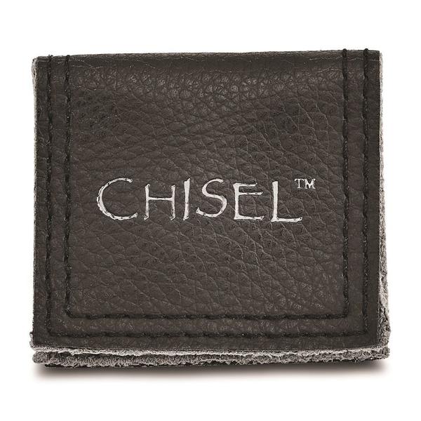 Aço inoxidável polido preto IP-chapeado 8mm anel ranhurado - Chisel Imagem de Aço inoxidável polido preto IP-chapeado 8mm anel ranhurado