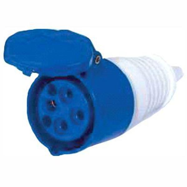 Imagem de Acoplador Tomada Industrial Decorlux 32a-3p+T,9h,Ip44 Azul 220/240v