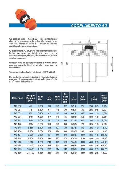 Imagem de Acoplamento Elástico AG 050