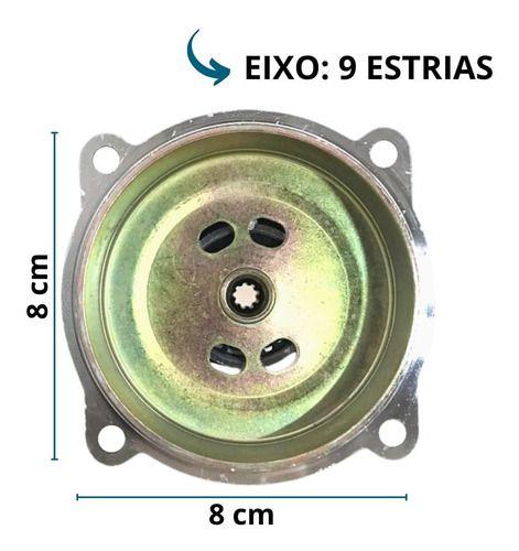 Imagem de Acoplamento Tambor Embreagem Roçadeira Tubo 26mm 9 Estrias