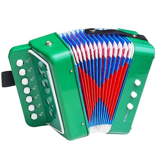 Imagem de Acordeão Bandoneon Wokex para crianças iniciantes com 7 teclas e 2 barras