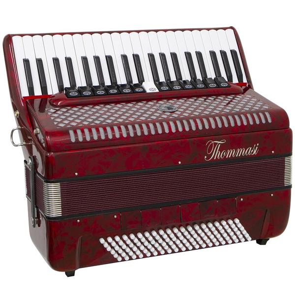 Imagem de Acordeon 120 Baixos TA 12020 Vermelho Thommasi