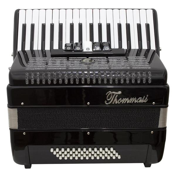 Imagem de Acordeon 48 Baixos 34 Teclas TA 4805 Preto Thommasi