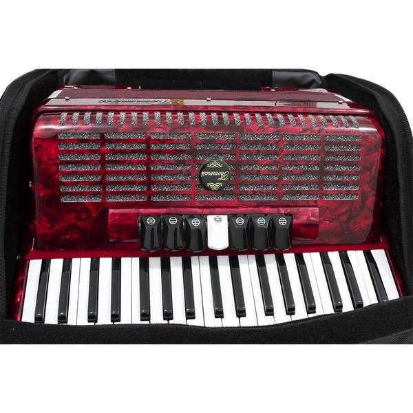 Imagem de Acordeon 80 Baixos 37 Teclas Ta 8009 Vermelho Thommasi F097