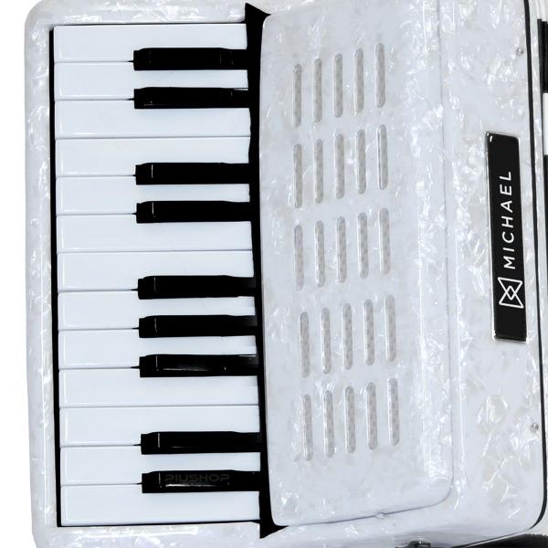 Imagem de Acordeon Infantil De 8 Baixos Branco Michael ACM0822 PWH