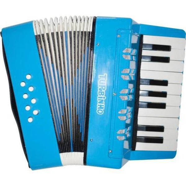 Imagem de Acordeon Infantil Turbinho 104 Azul Claro