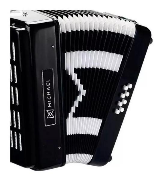 Imagem de Acordeon Michael ACM0822 SPB 8 Baixos Preto