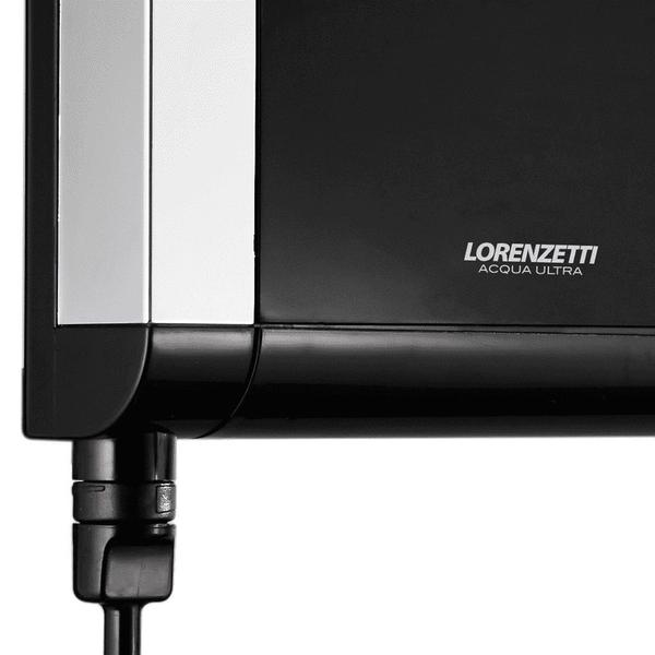 Imagem de Acqua Lorenzetti Duo Chuveiro Ultra 127v Preto Cromado Ducha 5500w Elétrico Parede Eletrônico Espalhador Black/Cromado