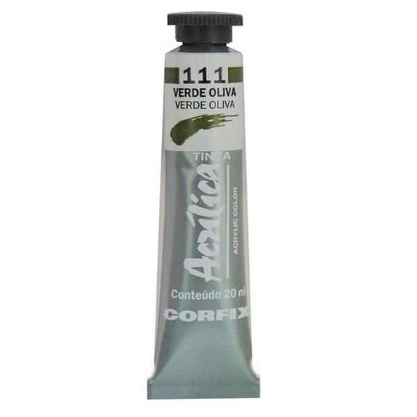 Imagem de Acrilica Corfix 111 Verde Olivia 20ml