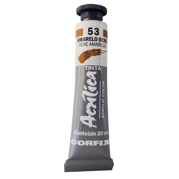 Imagem de Acrilica Corfix 53 Amarelo Ocre 20ml