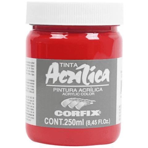 Imagem de Acrilica Corfix GR1 130 Verm.Cad.Esc.(Imit.) 250ml