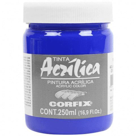 Imagem de Acrilica Corfix GR1 68 Azul Ultramar 250ml