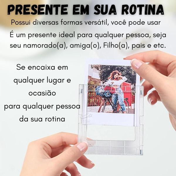 Imagem de Acrílico Magnético Porta Retrato Para Foto Polaroid