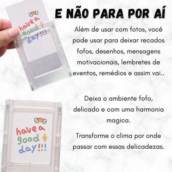 Imagem de Acrílico Magnético Porta Retrato Para Foto Polaroid