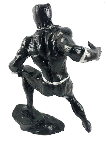 Imagem de Action Figure Boneco Pantera Negra 16cm Resina Vingadores.