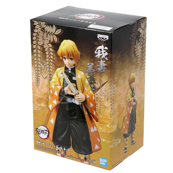 Imagem de Action Figure Boneco Zenitsu Agatsuma Raio Demon Slayer 14Cm