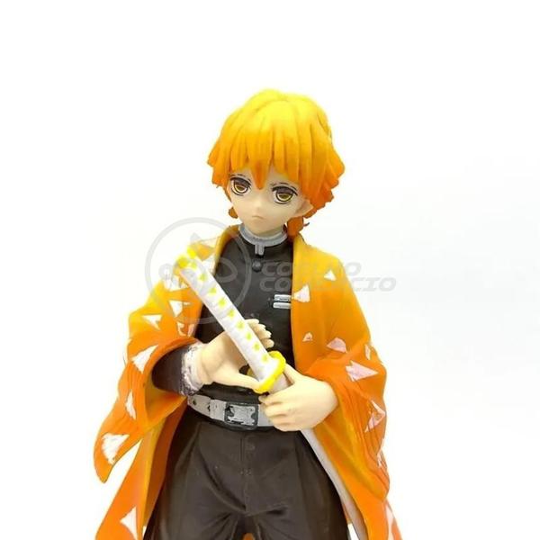 Imagem de Action Figure Boneco Zenitsu Agatsuma Raio Demon Slayer 14Cm