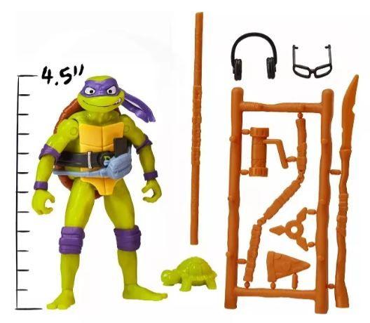 Imagem de Action Figure Donatelo tartarugas ninja mayhem c/acessórios 14 cm