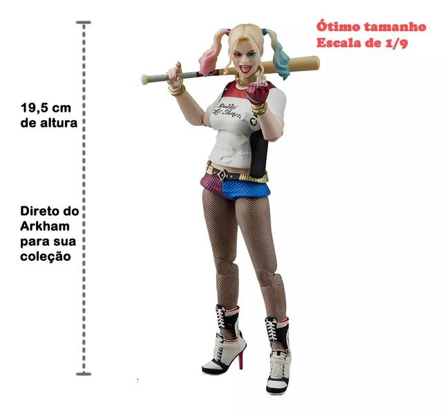 Imagem de Action Figure Harley Quinn Arlequina Articulada Original