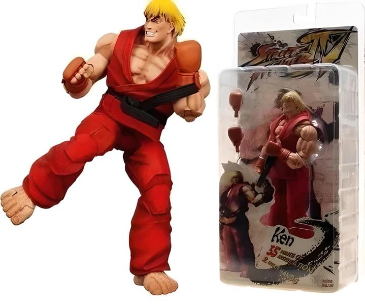 Action Figure Ken Street Fighter Original Neca Articulado Nf
