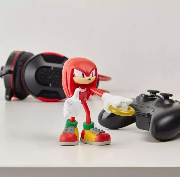 Action Figure Knuckles Sonic The Hedgehog Com Anel E Diamante - Just Toys Imagem de Action Figure Knuckles Sonic The Hedgehog Com Anel E Diamante