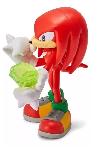 Action Figure Knuckles Sonic The Hedgehog Com Anel E Diamante - Just Toys Imagem de Action Figure Knuckles Sonic The Hedgehog Com Anel E Diamante