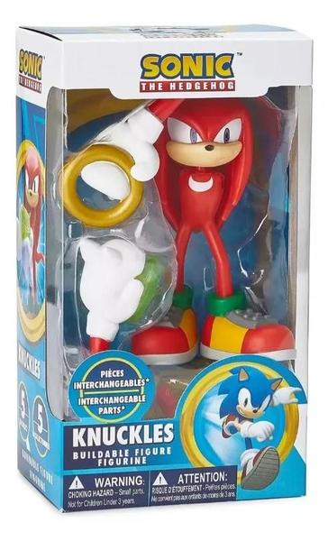 Action Figure Knuckles Sonic The Hedgehog Com Anel E Diamante - Just Toys Imagem de Action Figure Knuckles Sonic The Hedgehog Com Anel E Diamante