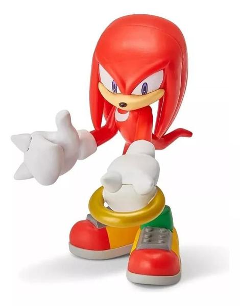 Action Figure Knuckles Sonic The Hedgehog Com Anel E Diamante - Just Toys Imagem de Action Figure Knuckles Sonic The Hedgehog Com Anel E Diamante