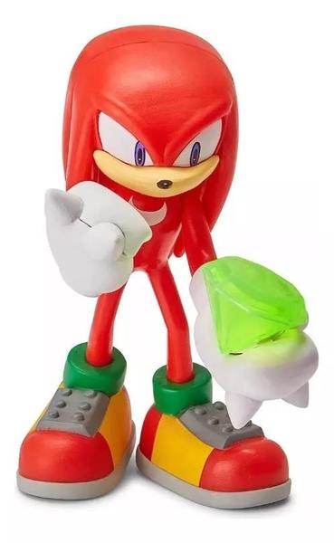 Action Figure Knuckles Sonic The Hedgehog Com Anel E Diamante - Just Toys Imagem de Action Figure Knuckles Sonic The Hedgehog Com Anel E Diamante