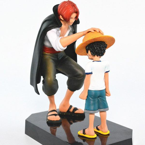 Imagem de Action Figure Luffy & Shanks Kid One Piece Yonkou