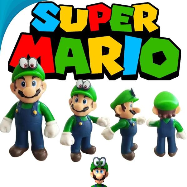 Imagem de Action Figure Luigi Super Mario Com Garantia