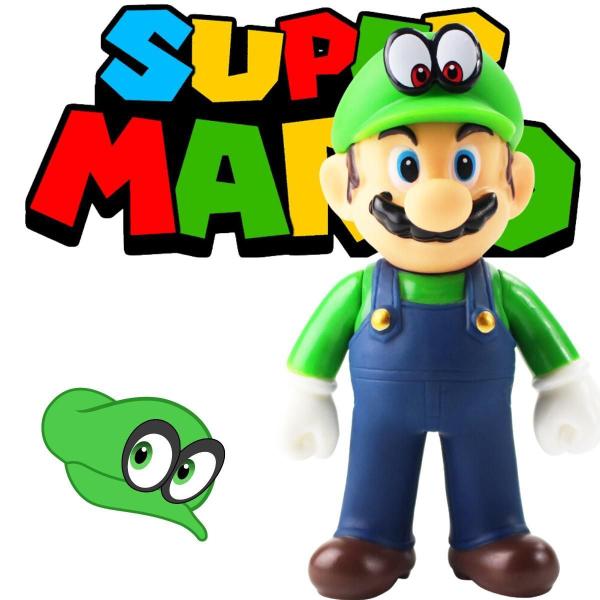 Imagem de Action Figure Luigi Super Mario Com Garantia