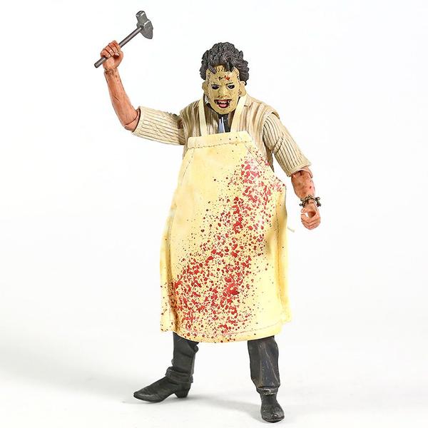 Imagem de Action figure massacre da serra elétrica leatherface 18cm