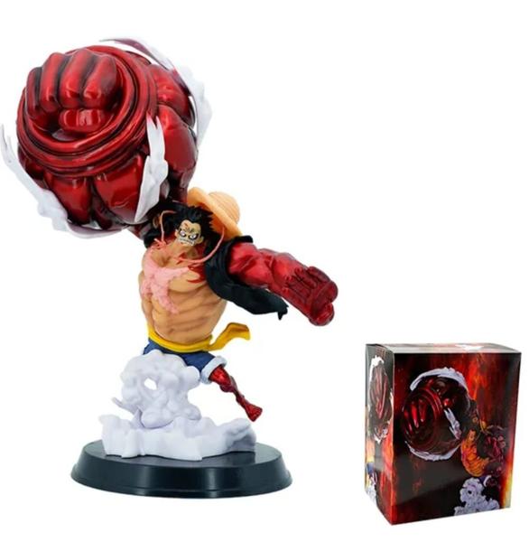 Imagem de Action Figure Monkey D. Luffy Gear Four Quatro One Piece Anime Estatueta Boneco Colecionavel 