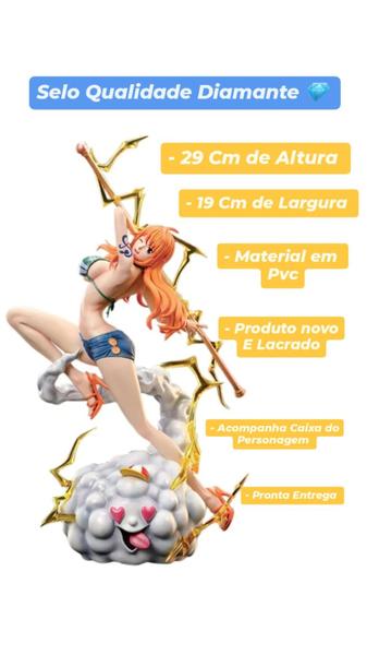 Figurine One Piece Nami Short - Kaizoku World Figurine One Piece Nami Short - Kaizoku World