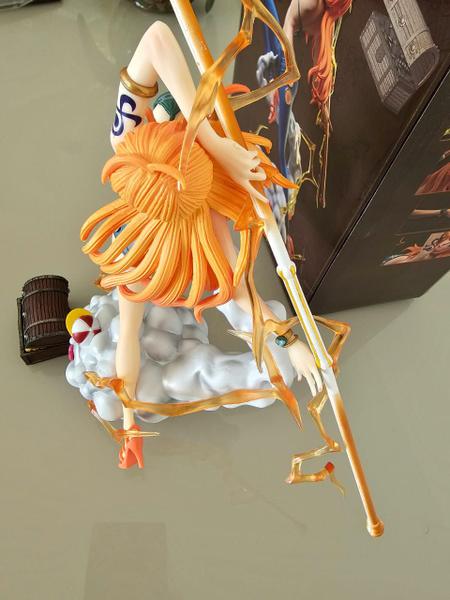 Imagem de Action Figure Nami One Piece 29 Cm Boneca Anime com Caixa Estatueta Colecionavel