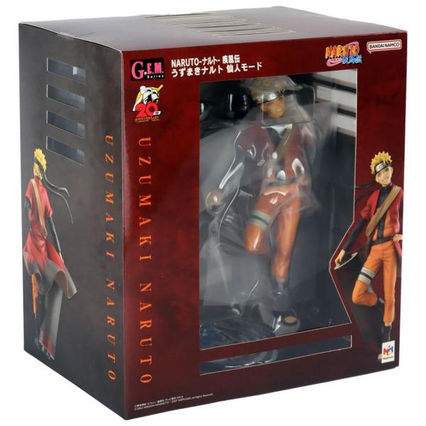 Imagem de Action figure naruto shippuden - naruto uzumaki - sage mode - g.e.m. series - ref.: 832819