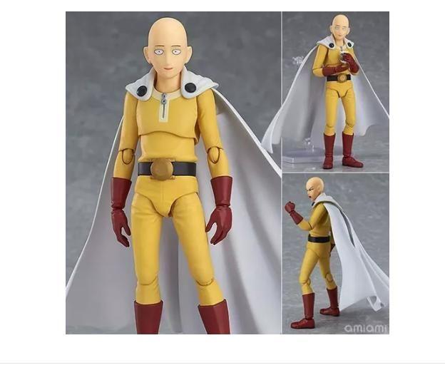 Imagem de Action Figure One Punch Man Figma Figura Boneco Saitama