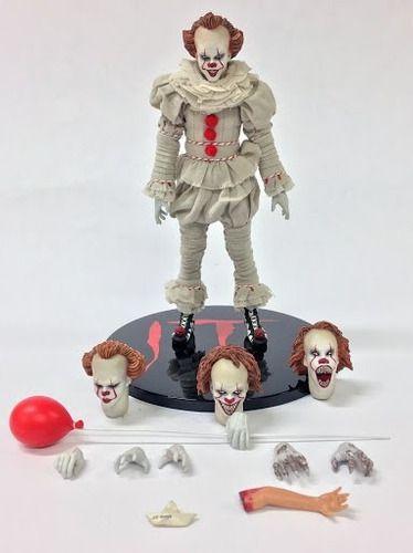 Imagem de Action Figure Pennywise: It - A Coisa 2017 - One:12 Collective (Escala 1/12) Boneco Colecionável - Mezco